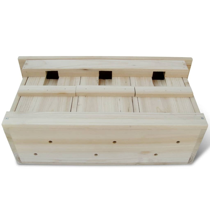 Load image into Gallery viewer, Vidaxl nestkast voor huismus 44 x 15,5 x 21,5 cm
