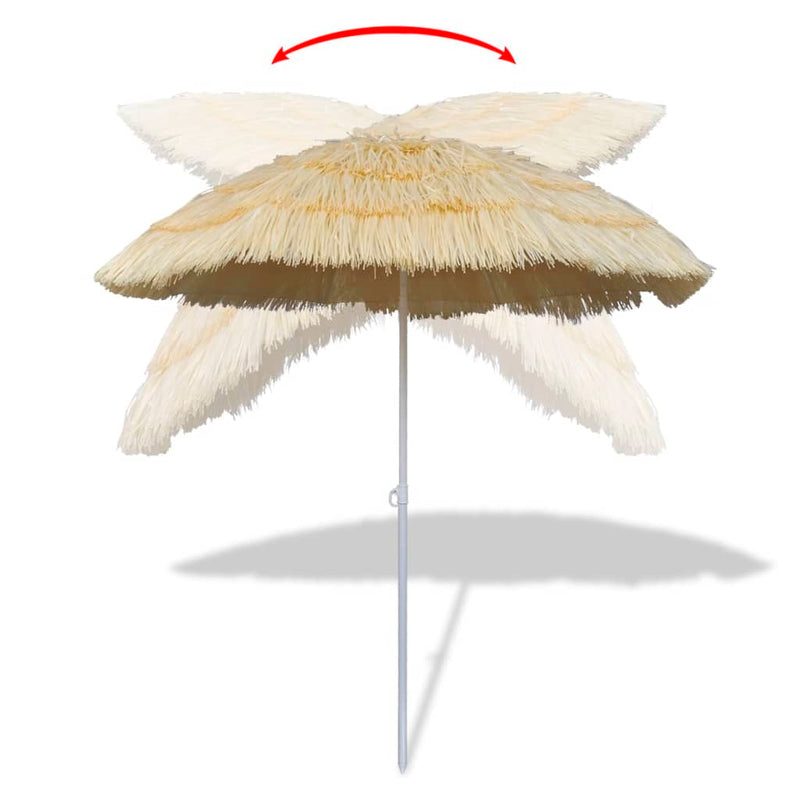 Laden Sie das Bild in Galerie -Viewer, Vidaxl strandparasol kantelbaar hawaii-stijl
