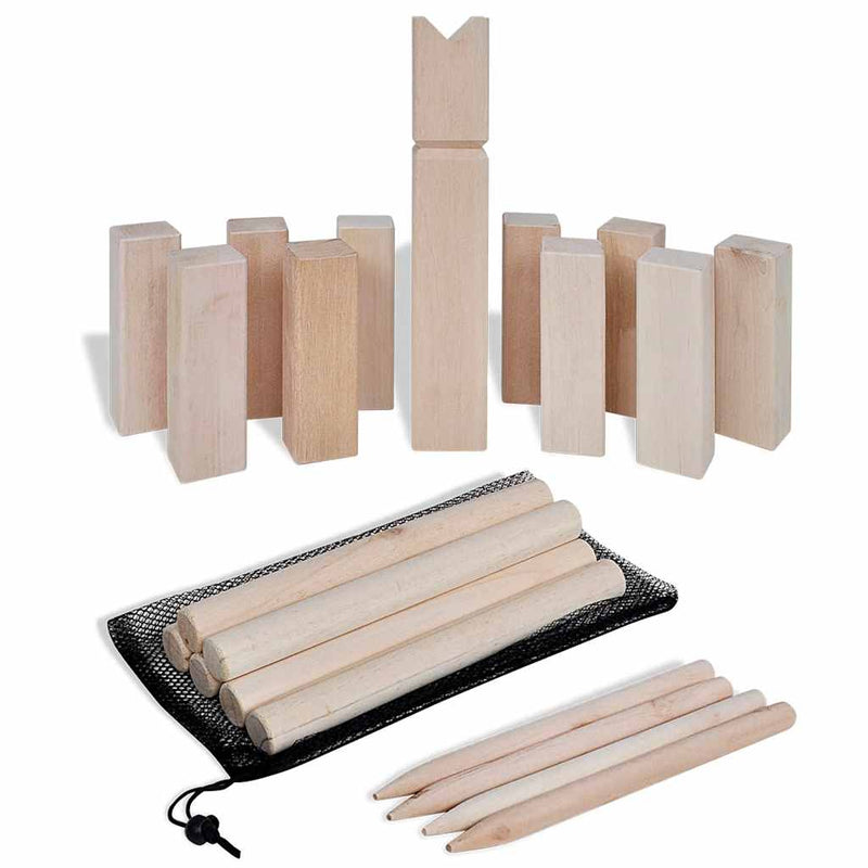 Load image into Gallery viewer, Vidaxl houten kubb spel set
