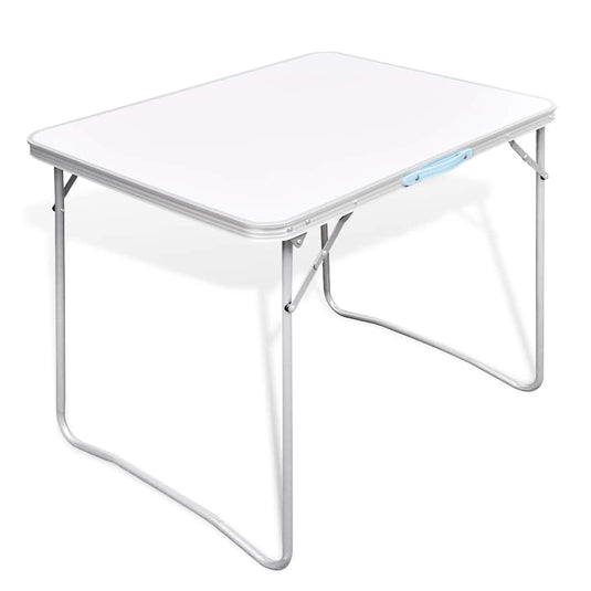 Vidaxl campingtafel inklapbaar met metalen frame 80 x 60 cm