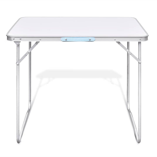 Vidaxl campingtafel inklapbaar met metalen frame 80 x 60 cm