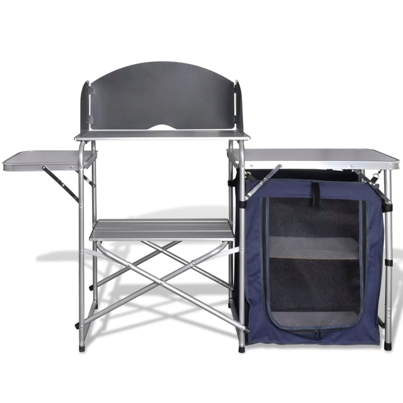 Load image into Gallery viewer, VidaXL Campingkeuken inklapbaar met windscherm aluminium
