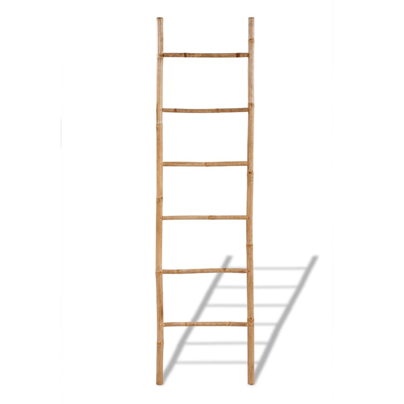 Load image into Gallery viewer, Vidaxl handdoekenladder met 6 sporten bamboe
