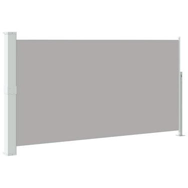Vidaxl tuinscherm uittrekbaar 160x300 cm grijs