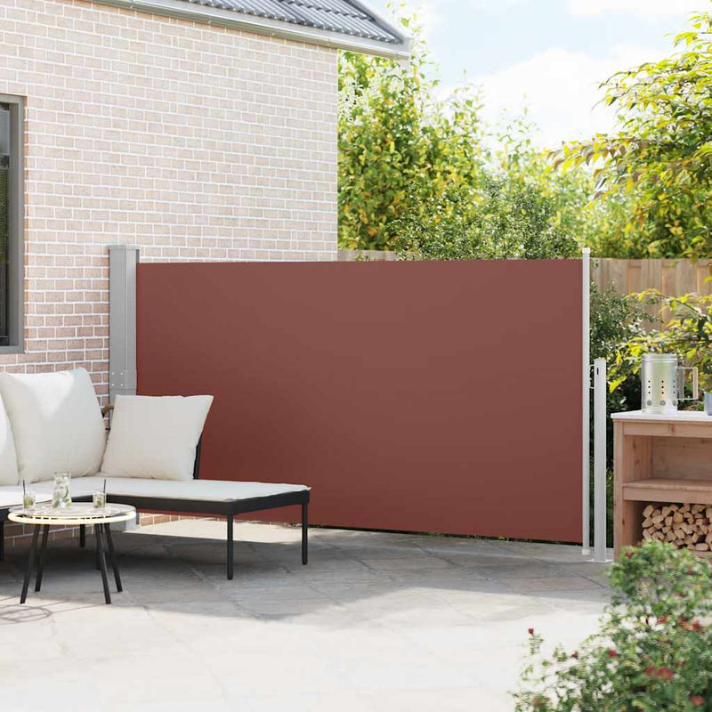 Load image into Gallery viewer, Vidaxl tuinscherm uittrekbaar 160x300 cm bruin
