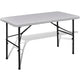 VidaXL Klaptafel voor buiten 122 cm HDPE wit