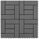 Vidaxl terrastegels 11 stuks 30 x 30 cm wpc 1 m2 (grijs)