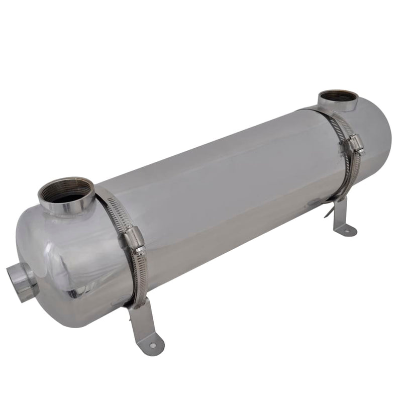 Load image into Gallery viewer, VidaXL Zwembad warmtewisselaar 613 x 134 mm 75 kW

