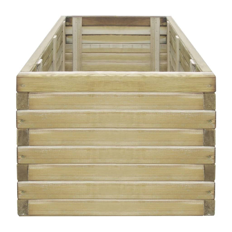 Load image into Gallery viewer, VidaXL Plantenbak verhoogd rechthoekig 100x50x40 cm hout
