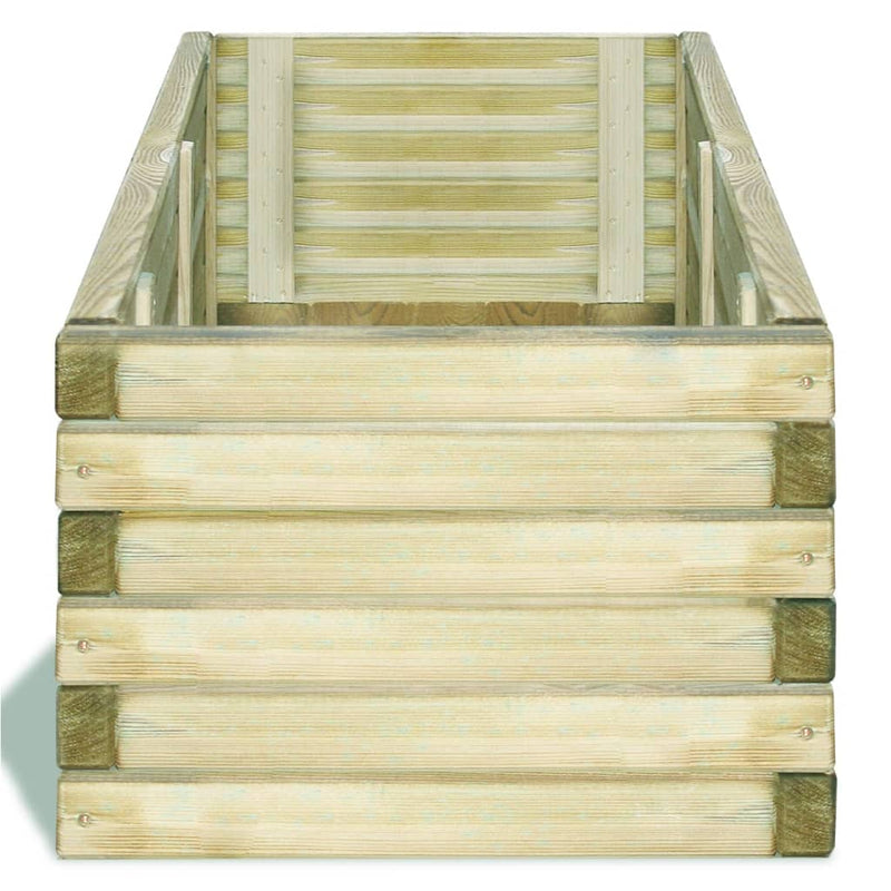 Load image into Gallery viewer, VidaXL Plantenbak verhoogd rechthoekig 120x40x30 cm hout
