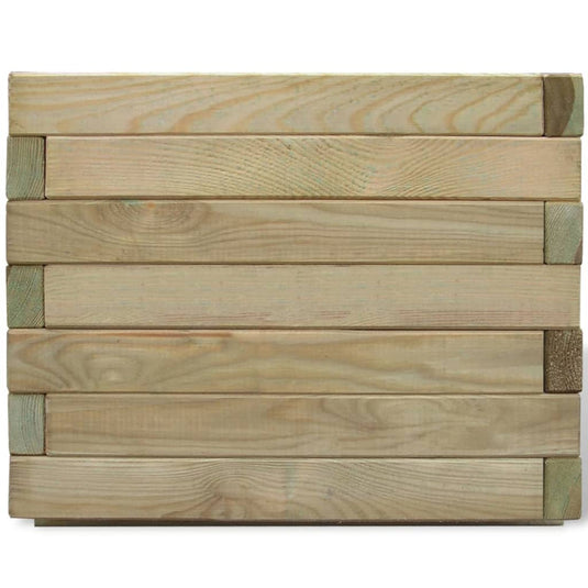 VidaXL Plantenbak verhoogd vierkant 50x50x40 cm hout