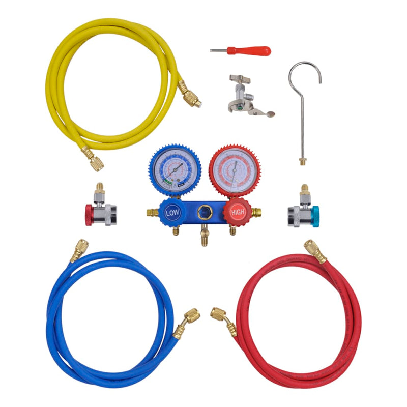 Load image into Gallery viewer, Vidaxl manometer 2-richtingen set in opbergkoffer
