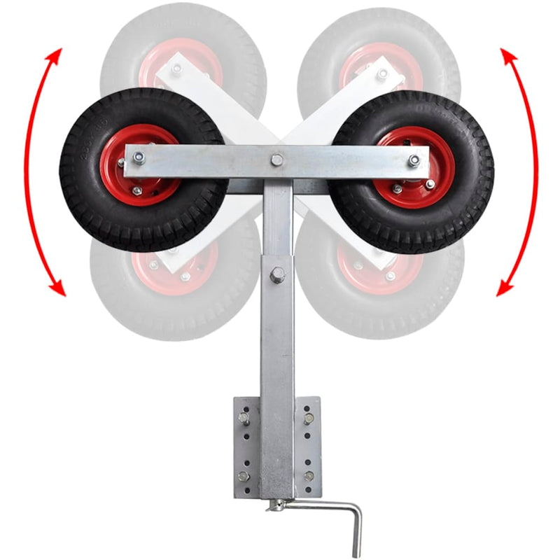 Load image into Gallery viewer, Vidaxl 2-delige boegsteunenset voor bootaanhanger 59-84 cm
