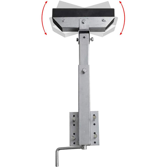 VidaXL Stalen frame ondersteuning voor de boot aanhanger 63-88 cm (set van 2)