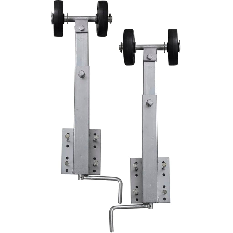 Load image into Gallery viewer, Vidaxl 2-delige rollerboegsteunenset voor boottrailer 59-84 cm
