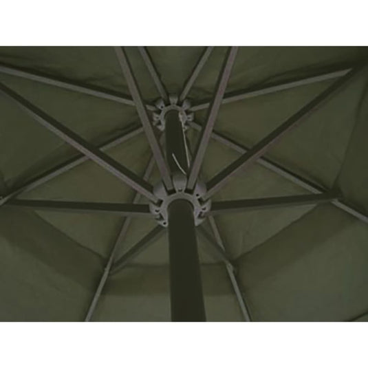 Vidaxl parasol met draagbare voet aluminium (groen)
