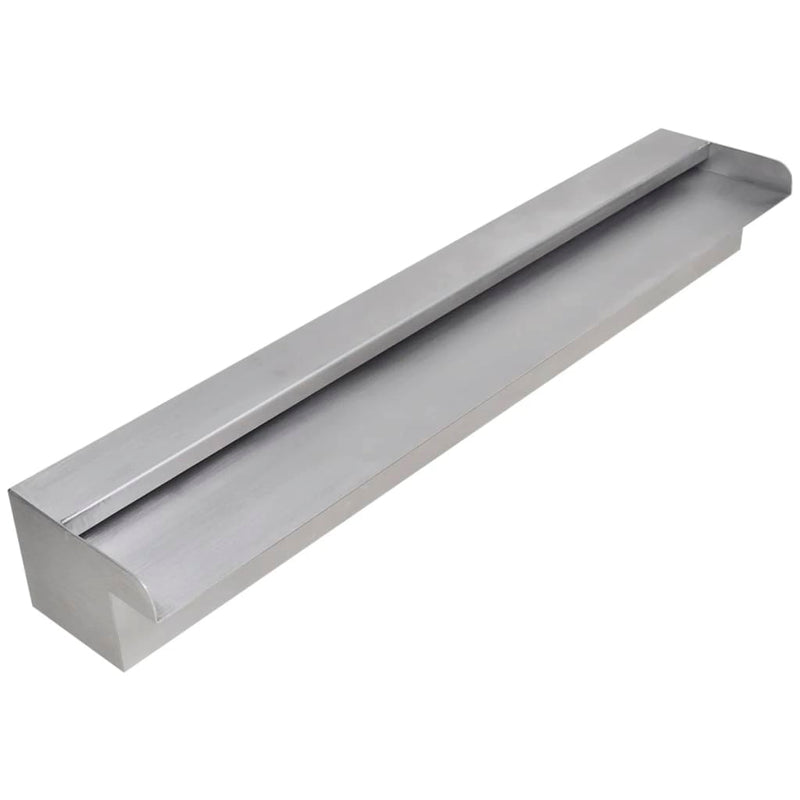 Load image into Gallery viewer, Vidaxl zwembadwaterval rechthoekig 60 cm roestvrij staal
