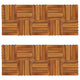 VidaXL Terrastegels 20 st verticaal patroon 30x30 cm acaciahout