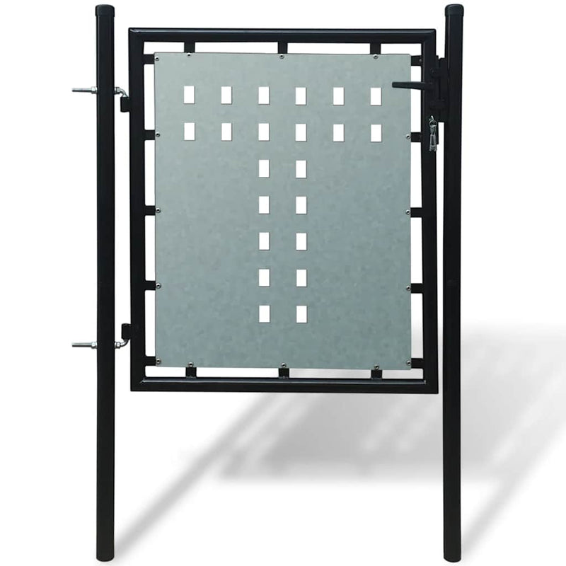 Load image into Gallery viewer, Vidaxl zwarte enkele deur 100x100 cm
