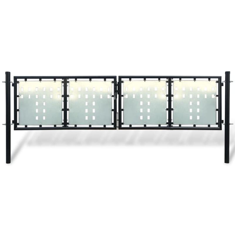 Load image into Gallery viewer, VidaXL Poort enkel 300x125 cm zwart

