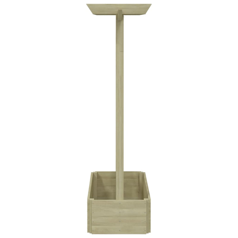 Load image into Gallery viewer, VidaXL Pergola plantenbak 162x56x204 cm hout
