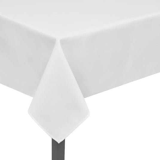Vidaxl tafelkleden wit 5 stuks 170 x 130 cm