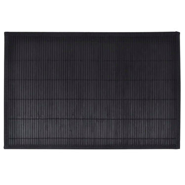 Vidaxl 6 placemats bamboe 30 x 45 cm zwart