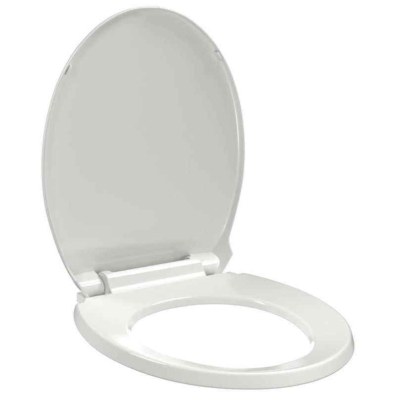 Load image into Gallery viewer, Vidaxl toiletbril soft-close ovaal wit
