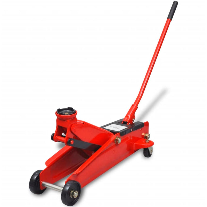 Load image into Gallery viewer, Vidaxl hydraulische vloerkrik laag profiel 3 ton rood
