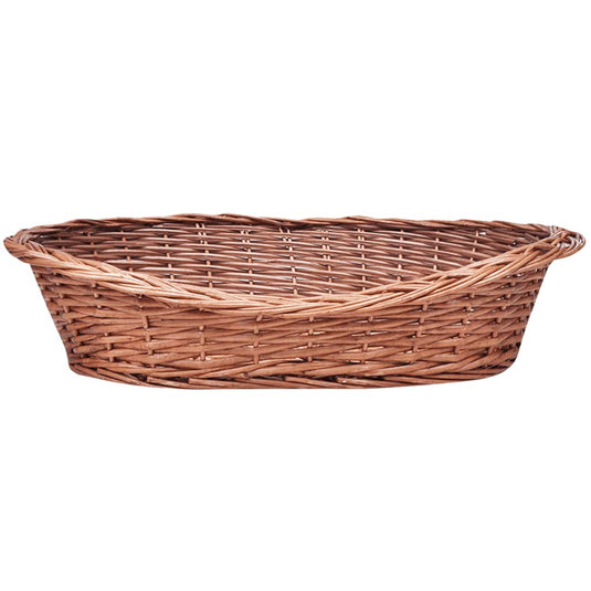 Vidaxl hondenmand huisdierenbed 50 cm natuurlijk wilgen