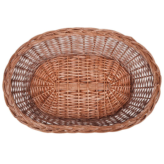 Vidaxl hondenmand huisdierenbed 50 cm natuurlijk wilgen