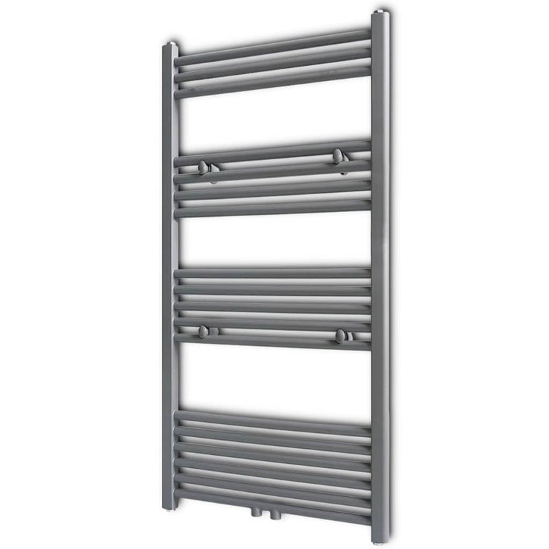 Load image into Gallery viewer, Vidaxl radiator handdoekenrek recht 600x1160 mm grijs
