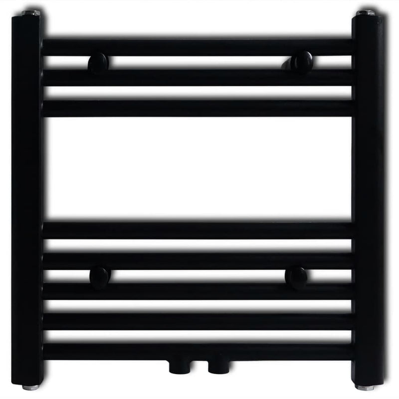 Load image into Gallery viewer, Vidaxl radiator handdoekenrek recht 480x480 mm zwart
