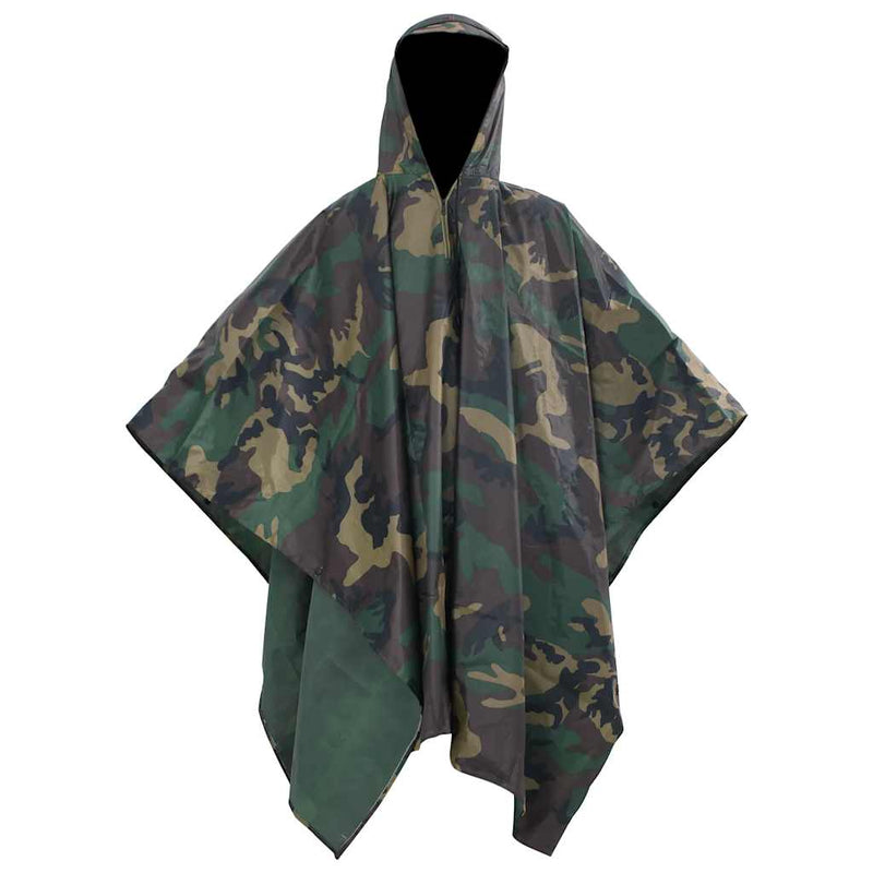 Cargue la imagen en el visor de la galería, Vidaxl regenponcho voor kamperen wandelen leger waterdicht camouflage
