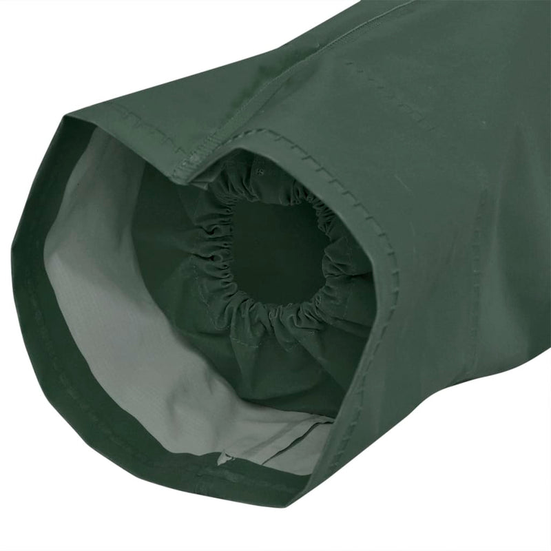Cargue la imagen en el visor de la galería, Vidaxl lange regenjas waterbestendig zeer stevig met capuchon groen xl
