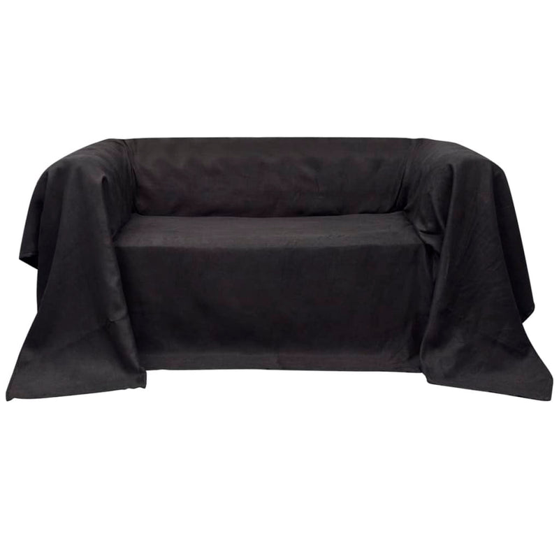 Load image into Gallery viewer, Vidaxl bankhoes 270x350 cm microsuède antraciet
