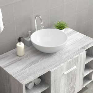 Vidaxl wastafel wit 28x28x10 cm keramiek