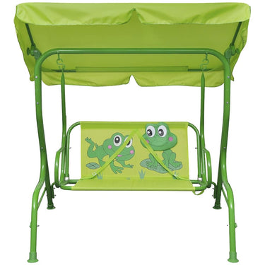Vidaxl kinderschommelstoel groen