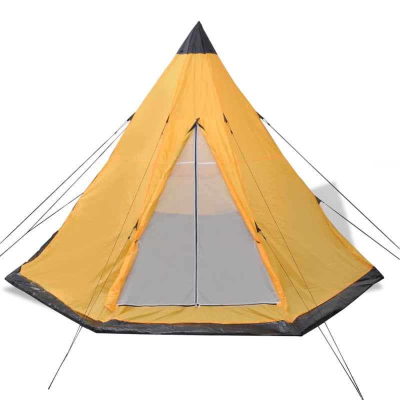 Load image into Gallery viewer, Vidaxl tent 4-persoons geel
