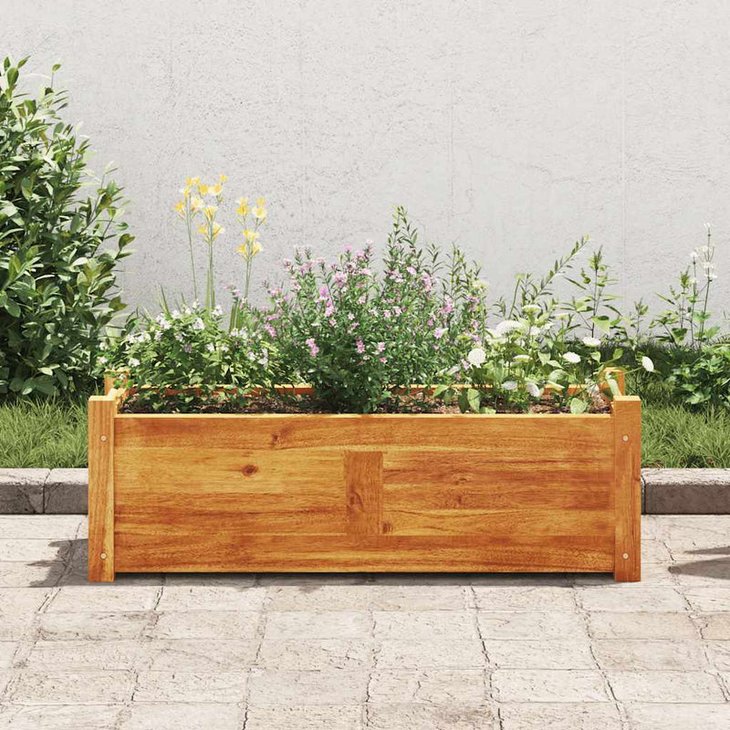 Afbeelding laden in galerijviewer, Vidaxl plantenbak verhoogd 76x27,6x25 cm acaciahout
