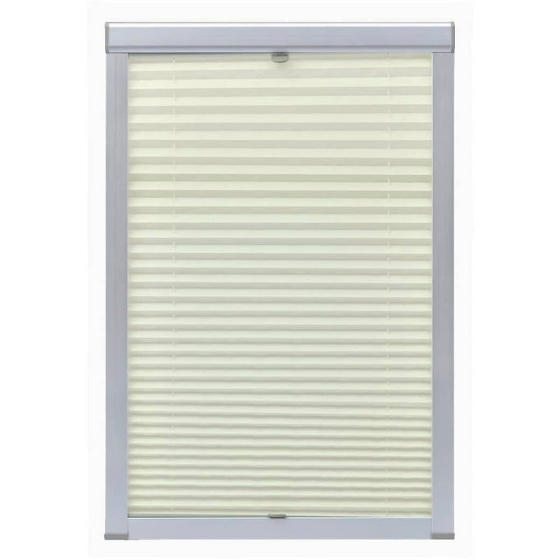 Load image into Gallery viewer, VidaXL Rolgordijn geplooid crème M04 304
