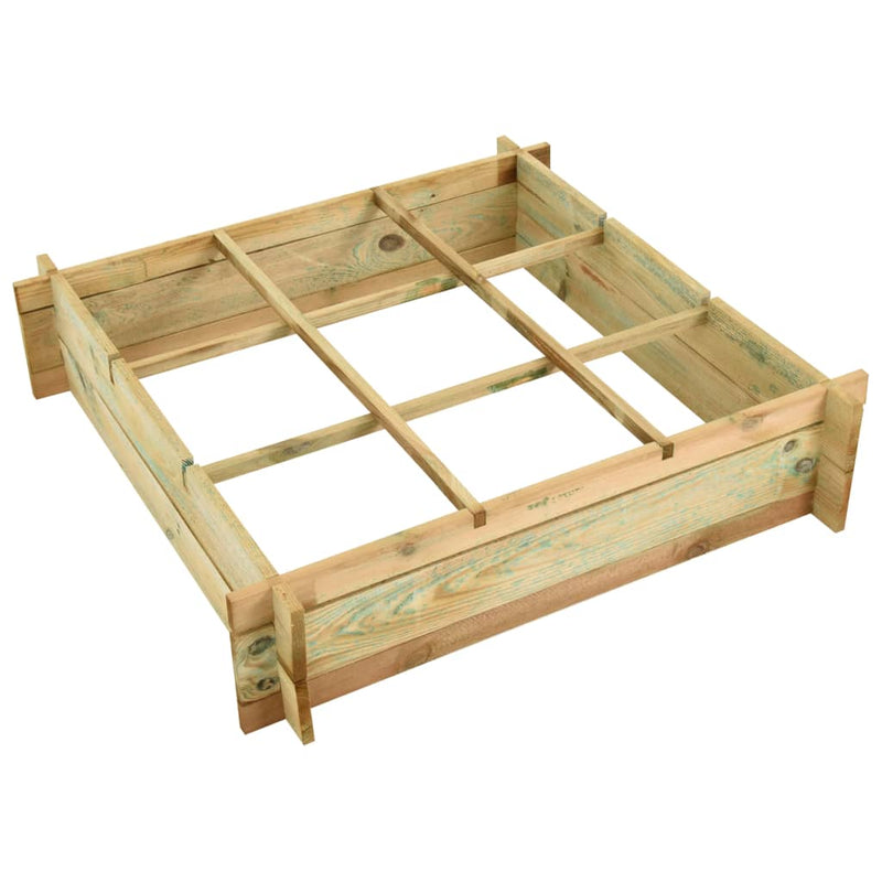 Load image into Gallery viewer, VidaXL Plantenbak verhoogd 90x90x20 cm geïmpregneerd hout
