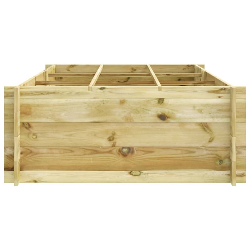 Load image into Gallery viewer, VidaXL Plantenbak verhoogd 150x100x40 cm geïmpregneerd hout
