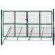 VidaXL Poort dubbele deur gepoedercoat staal