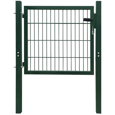 Vidaxl poort 100x100 cm staal groen