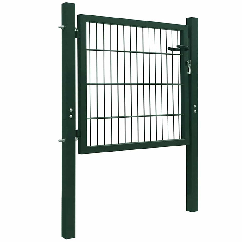 Load image into Gallery viewer, Vidaxl poort 100x100 cm staal groen
