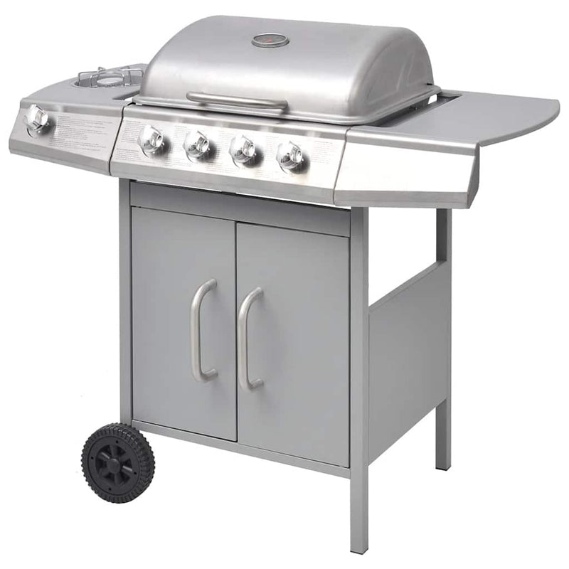 ギャラリービューアに画像をロードする, Vidaxl gasbarbecue 4+1 kookzone zilver
