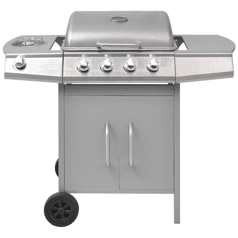 ギャラリービューアに画像をロードする, Vidaxl gasbarbecue 4+1 kookzone zilver
