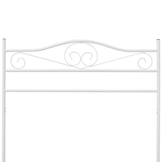 Vidaxl kledingrek staal wit