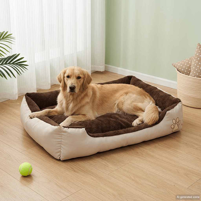 ギャラリービューアに画像をロードする, Vidaxl hondenmand bruin en beige xxl
